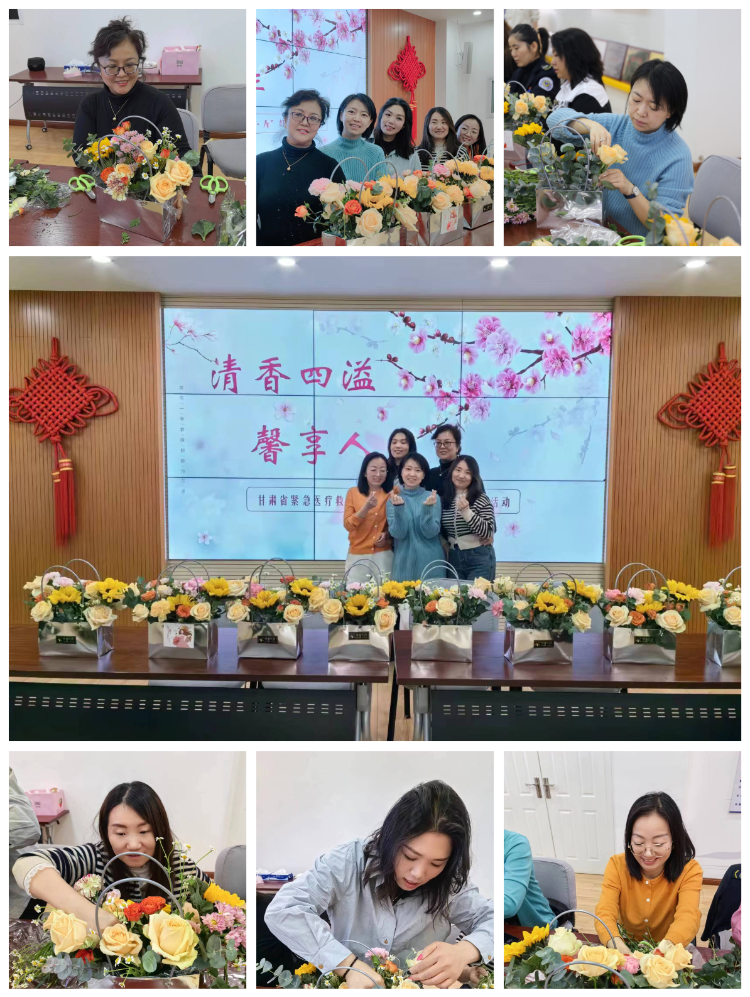 “清香四溢 馨享人生” |凯发K8天生赢家一触即发工会召开三·八妇女节插花活动